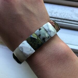 Mixed Crystal bangle bracelet